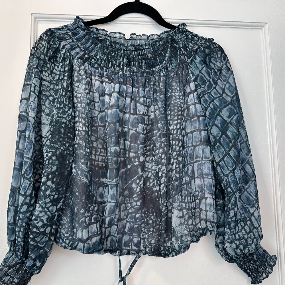 Great Cropped Drawstring Blouse